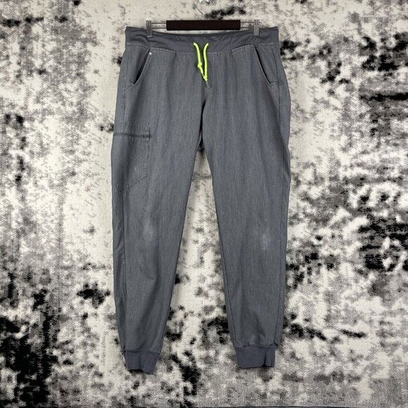 Figs Zamora Jogger Womens Size Extra Large TALL Gray Hospital Nursing Stretch‎ - Picture 1 of 13